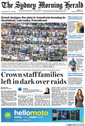 Sydney Morning Herald (Australia) Newspaper Front Page for 17 October 2016