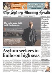 Sydney Morning Herald (Australia) Newspaper Front Page for 17 July 2014