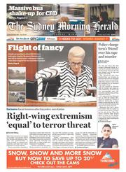 Sydney Morning Herald (Australia) Newspaper Front Page for 17 July 2015