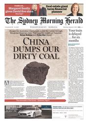 Sydney Morning Herald (Australia) Newspaper Front Page for 17 September 2014