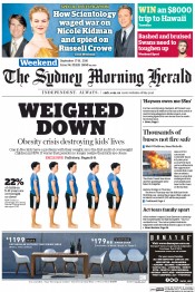 Sydney Morning Herald (Australia) Newspaper Front Page for 17 September 2016