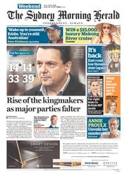 Sydney Morning Herald (Australia) Newspaper Front Page for 18 June 2016