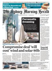Sydney Morning Herald (Australia) Newspaper Front Page for 19 May 2015