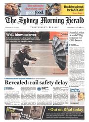 Sydney Morning Herald (Australia) Newspaper Front Page for 19 August 2014