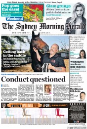 Sydney Morning Herald (Australia) Newspaper Front Page for 1 November 2014