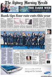 Sydney Morning Herald (Australia) Newspaper Front Page for 1 June 2012