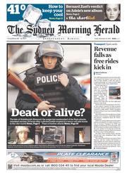 Sydney Morning Herald (Australia) Newspaper Front Page for 20 November 2015