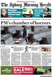 Sydney Morning Herald (Australia) Newspaper Front Page for 20 March 2013