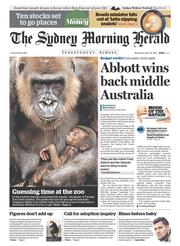 Sydney Morning Herald (Australia) Newspaper Front Page for 20 May 2015
