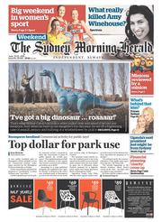 Sydney Morning Herald (Australia) Newspaper Front Page for 20 June 2015