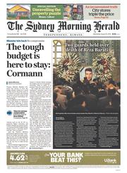 Sydney Morning Herald (Australia) Newspaper Front Page for 20 August 2014