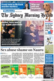 Sydney Morning Herald (Australia) Newspaper Front Page for 21 March 2015