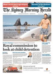 Sydney Morning Herald (Australia) Newspaper Front Page for 21 May 2015