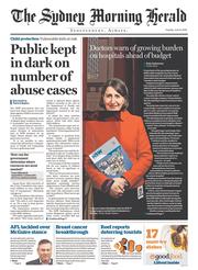 Sydney Morning Herald (Australia) Newspaper Front Page for 21 June 2016