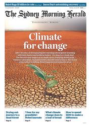 Sydney Morning Herald (Australia) Newspaper Front Page for 22 June 2015