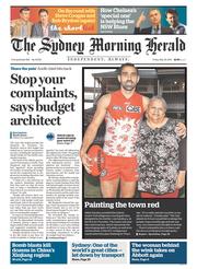 Sydney Morning Herald (Australia) Newspaper Front Page for 23 May 2014