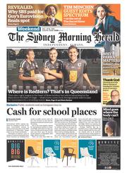Sydney Morning Herald (Australia) Newspaper Front Page for 23 May 2015