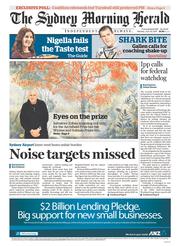 Sydney Morning Herald (Australia) Newspaper Front Page for 23 June 2014