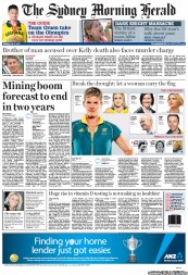 Sydney Morning Herald (Australia) Newspaper Front Page for 23 July 2012