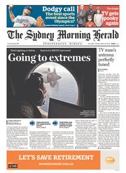 Sydney Morning Herald (Australia) Newspaper Front Page for 24 March 2014
