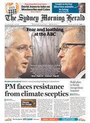 Sydney Morning Herald (Australia) Newspaper Front Page for 25 June 2015
