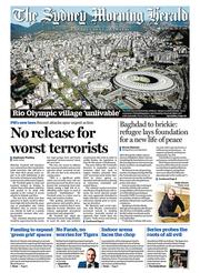 Sydney Morning Herald (Australia) Newspaper Front Page for 25 July 2016