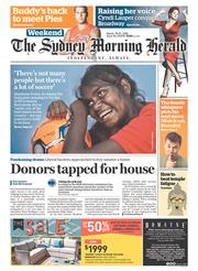 Sydney Morning Herald (Australia) Newspaper Front Page for 26 March 2016