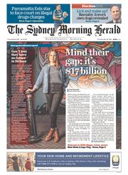Sydney Morning Herald (Australia) Newspaper Front Page for 26 May 2016