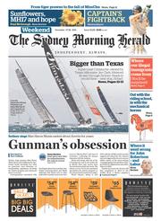 Sydney Morning Herald (Australia) Newspaper Front Page for 27 December 2014