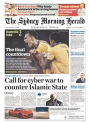 Sydney Morning Herald (Australia) Newspaper Front Page for 28 January 2015