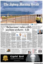 Sydney Morning Herald (Australia) Newspaper Front Page for 28 February 2013