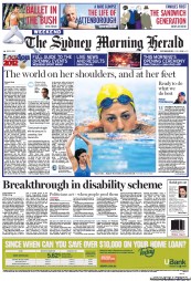 Sydney Morning Herald (Australia) Newspaper Front Page for 28 July 2012