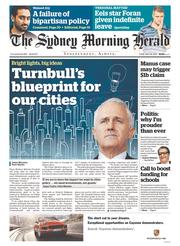 Sydney Morning Herald (Australia) Newspaper Front Page for 29 April 2016