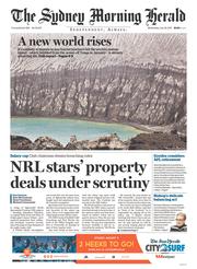 Sydney Morning Herald (Australia) Newspaper Front Page for 29 July 2015