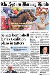 Sydney Morning Herald (Australia) Newspaper Front Page for 2 November 2016