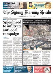 Sydney Morning Herald (Australia) Newspaper Front Page for 2 June 2014