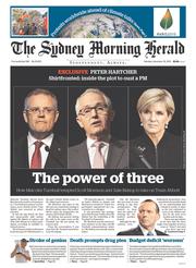 Sydney Morning Herald (Australia) Newspaper Front Page for 30 November 2015