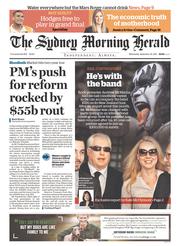 Sydney Morning Herald (Australia) Newspaper Front Page for 30 September 2015