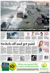 Sydney Morning Herald (Australia) Newspaper Front Page for 31 October 2012