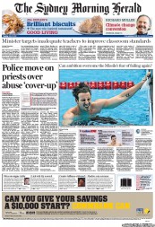 Sydney Morning Herald (Australia) Newspaper Front Page for 31 July 2012