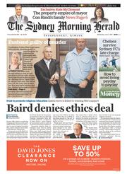 Sydney Morning Herald (Australia) Newspaper Front Page for 3 June 2015