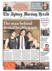 Sydney Morning Herald (Australia) Newspaper Front Page for 3 July 2015