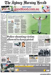 Sydney Morning Herald (Australia) Newspaper Front Page for 4 December 2012