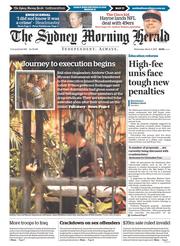 Sydney Morning Herald (Australia) Newspaper Front Page for 4 March 2015