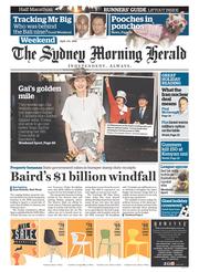 Sydney Morning Herald (Australia) Newspaper Front Page for 4 April 2015
