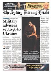 Sydney Morning Herald (Australia) Newspaper Front Page for 4 September 2014