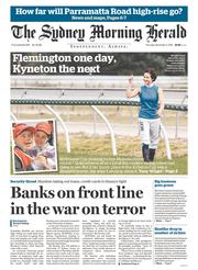 Sydney Morning Herald (Australia) Newspaper Front Page for 5 November 2015