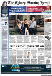 Sydney Morning Herald (Australia) Newspaper Front Page for 5 December 2012