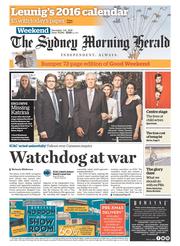 Sydney Morning Herald (Australia) Newspaper Front Page for 5 December 2015