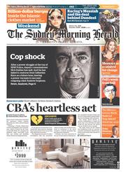 Sydney Morning Herald (Australia) Newspaper Front Page for 5 March 2016